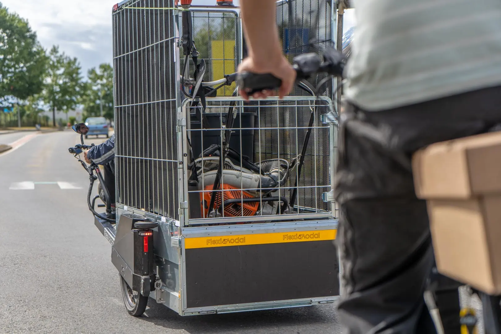 vélo cargo paysagiste