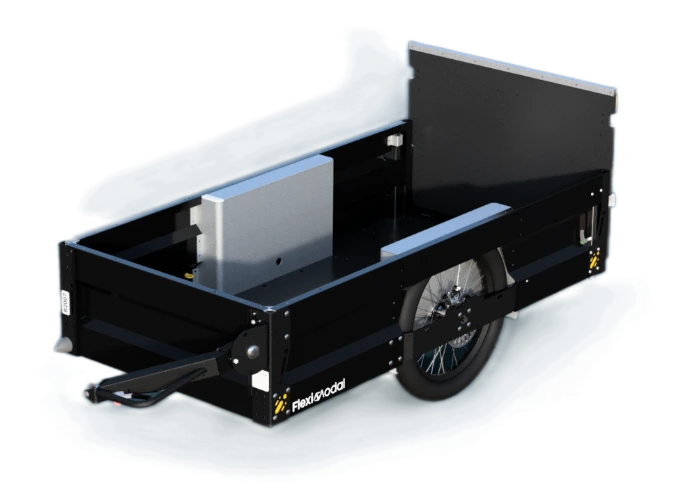 Remorque Runner V2 en version benne avec rampe