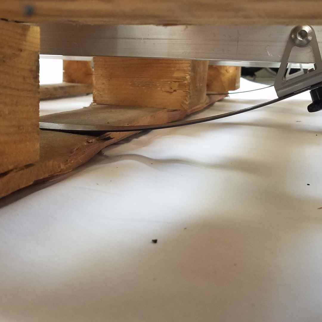 Retaining spring on the Fork for Pallets