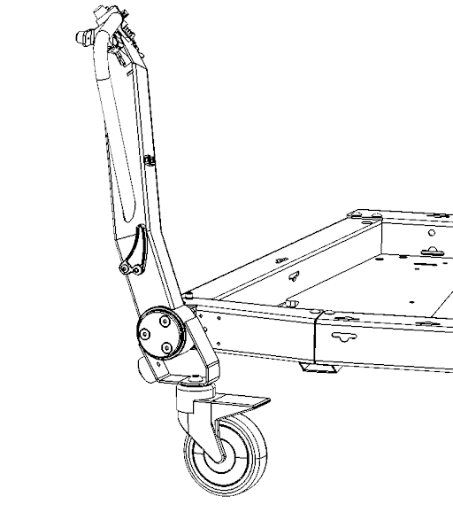 Vue filaire troisième roue Runner