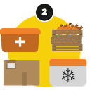 Illustration of various goods