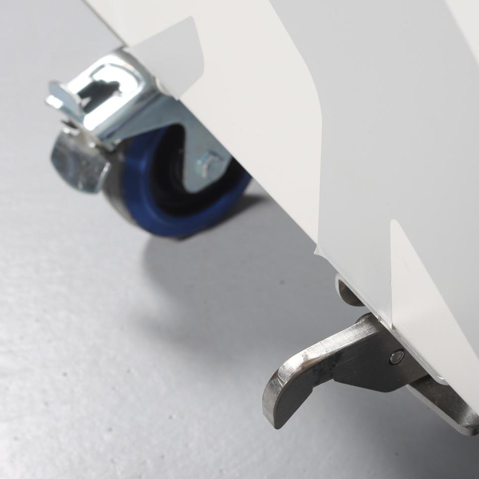 Hooks and castor of the Parcel Container