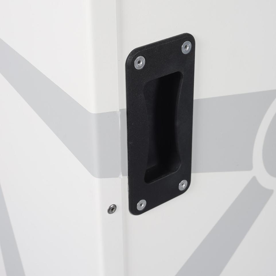 Handle on the Parcel Container