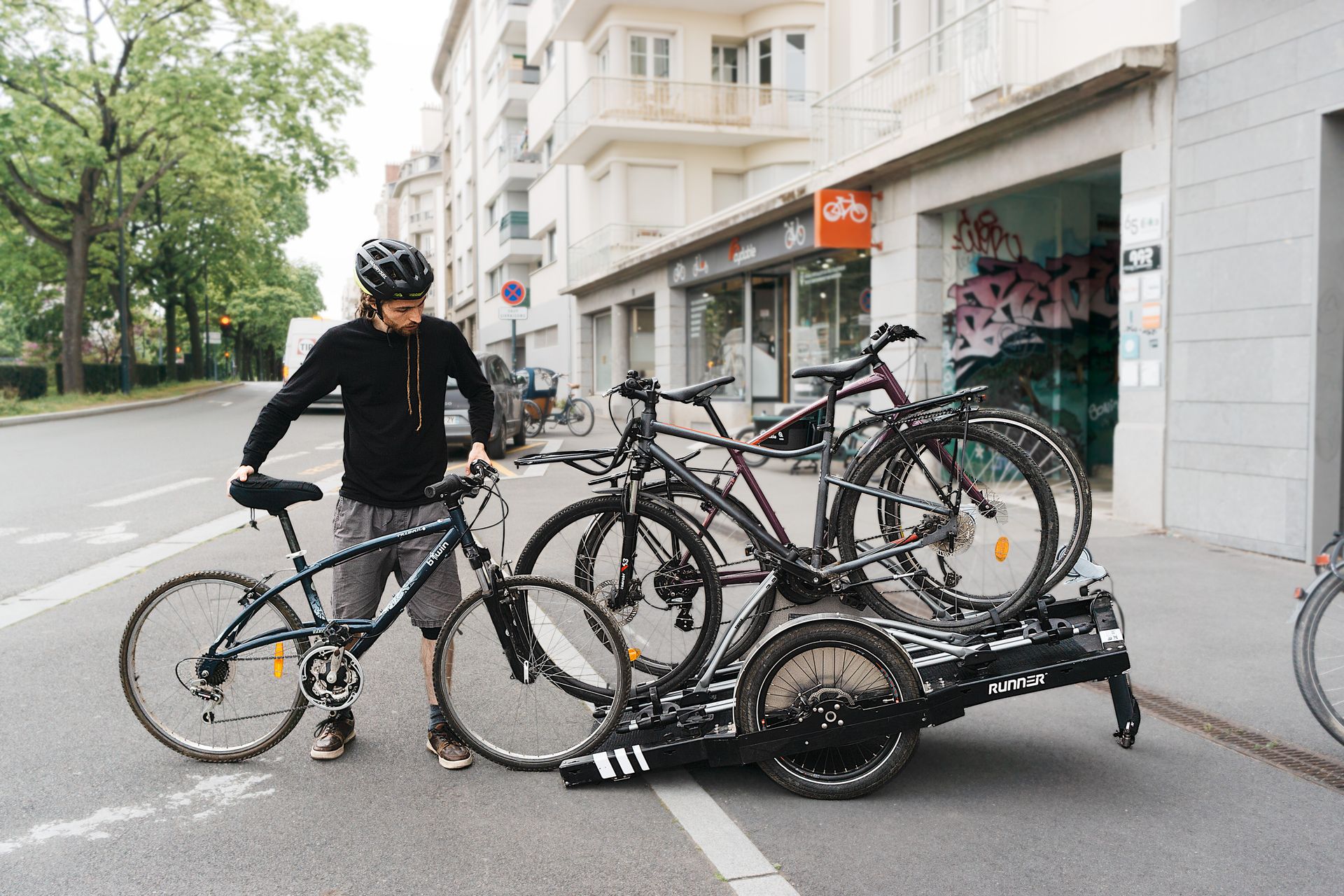 Pour louer et réparer des vélo