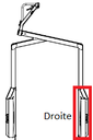 Bloc roue assemblé sans roue/etrier/G-B Bicylift (SAV)