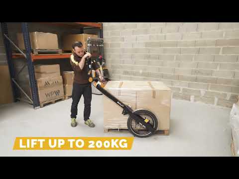 vidéo présentation remorque professionelle BicyLift levage palette et modules