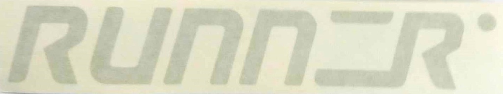 Runner logo sticker