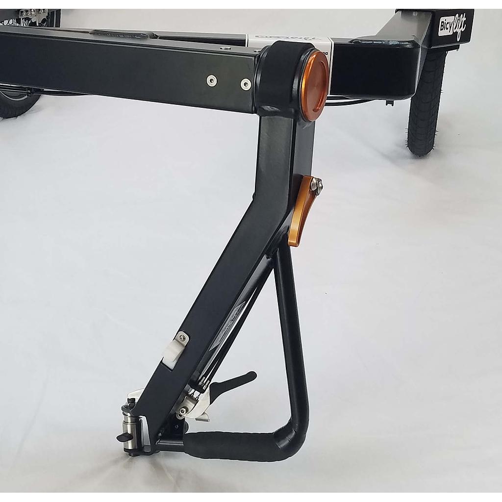Bicylift assembled drawbar with indexer
