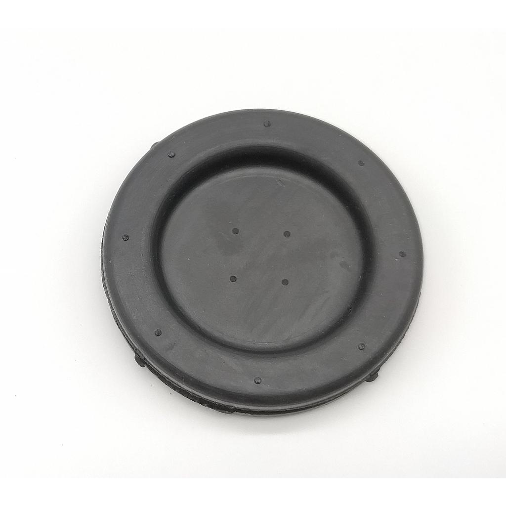 Rubber grommet for drawbar