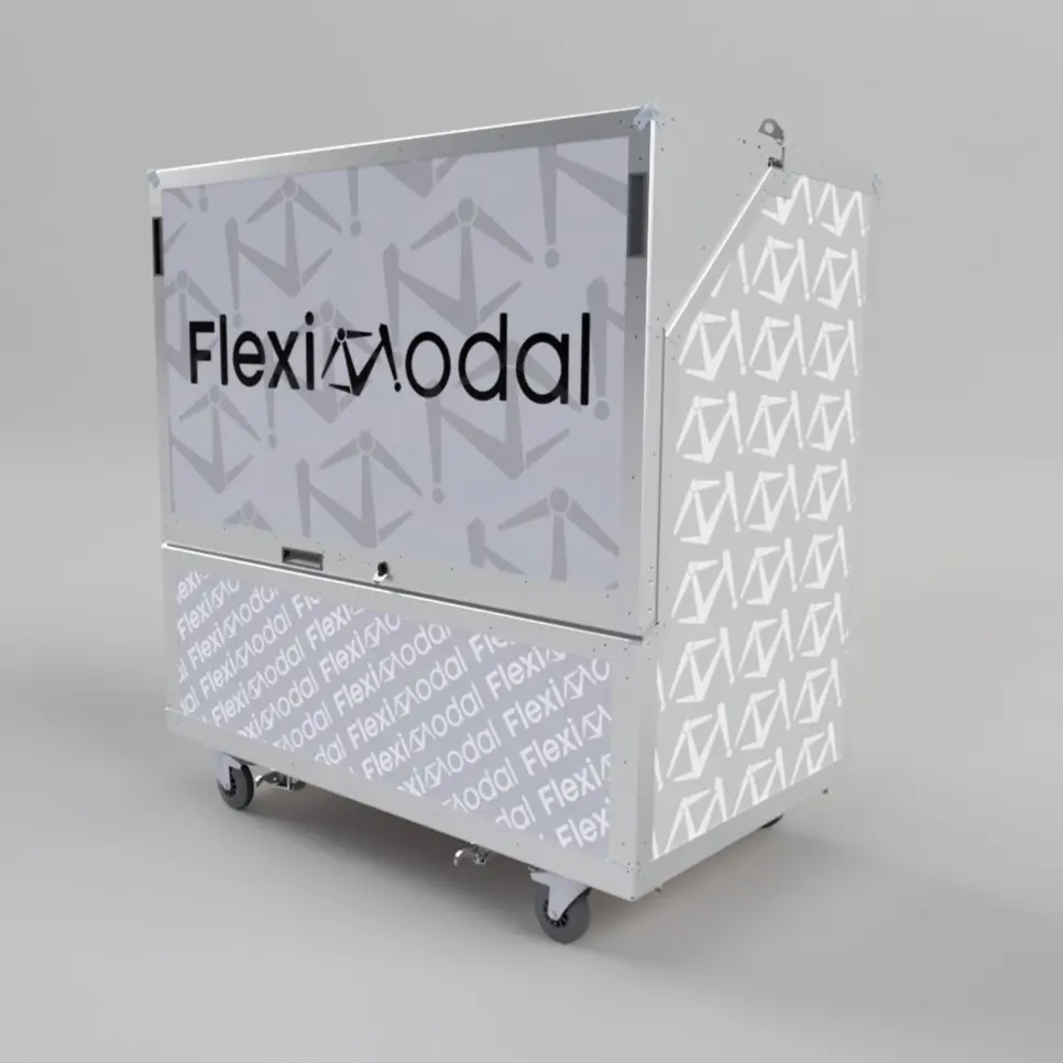 Lift Parcel Container branding