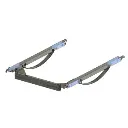 Reinforced fork when used with pallet boxes