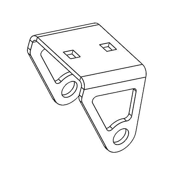 [FPX0102XH] fork spring support (H)
