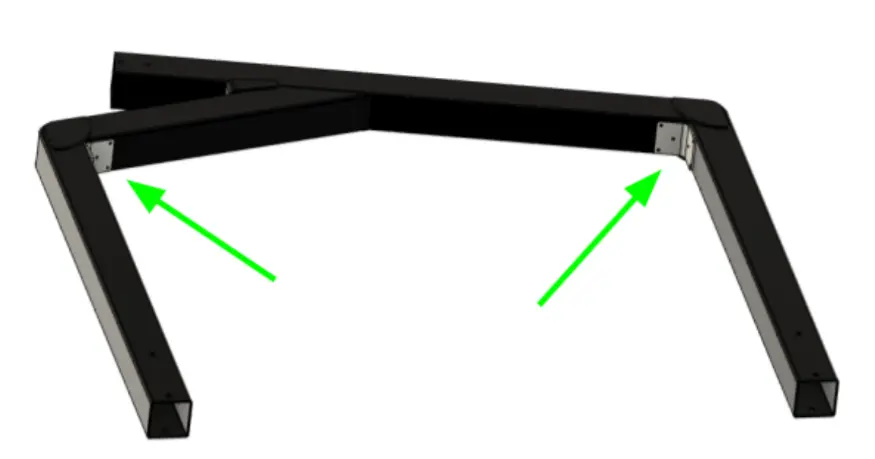 Kit renfort angle int Cadre BICYLIFT