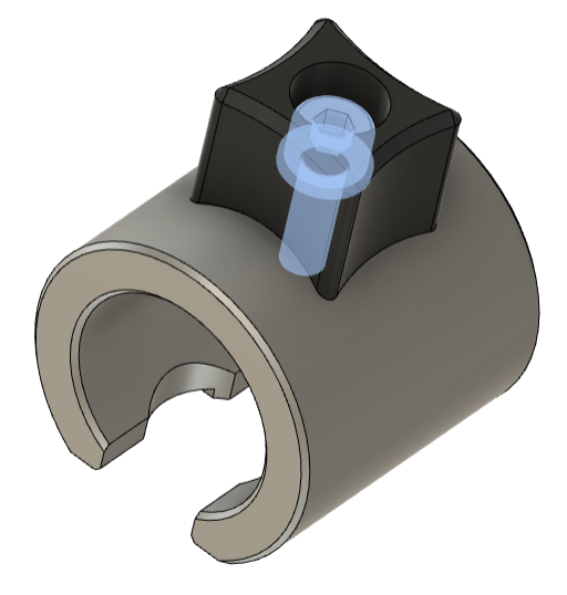 Kit sliding ring + pushing knob V1.2