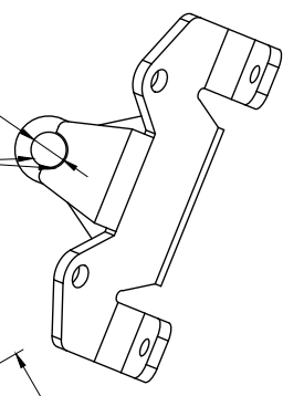 [CLX0114XD] CL_SOCLE_Support gâche (D)