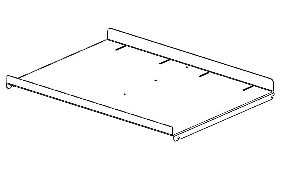 Fixed shelf