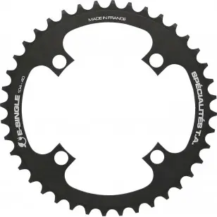 [VEL0100] Plateau E-SINGLE 104 - Noir - 40 dts (40)