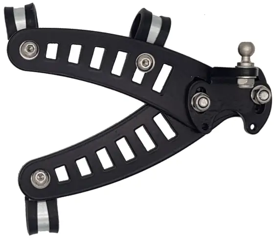 Frame hitch with clamps