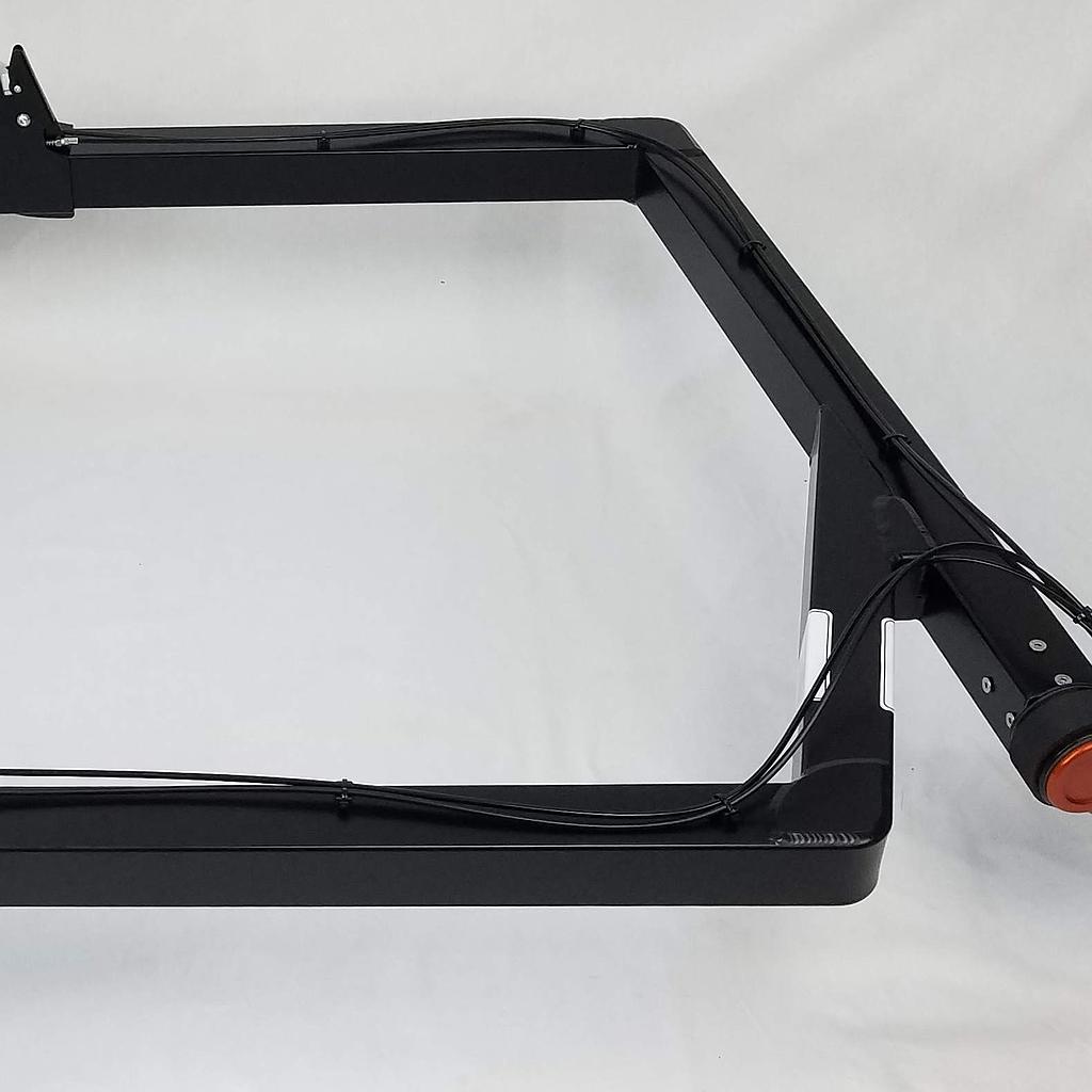Bicylift frame with sheath supports
