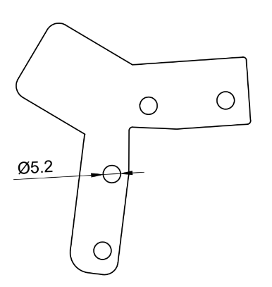 [BLX2109XA] Gabarit renfort angle bloc roue