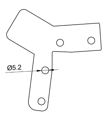 [BLX2109XA] Schablone Verstärkung Ecke Radblock
