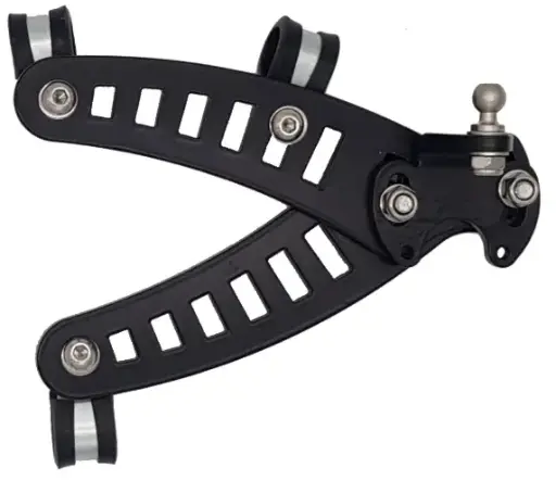 Frame hitch with clamps