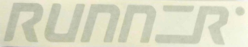 Runner Logo Sticker