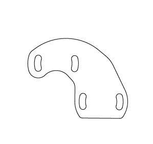 [ATX1203X] Extension plate for frame hitch